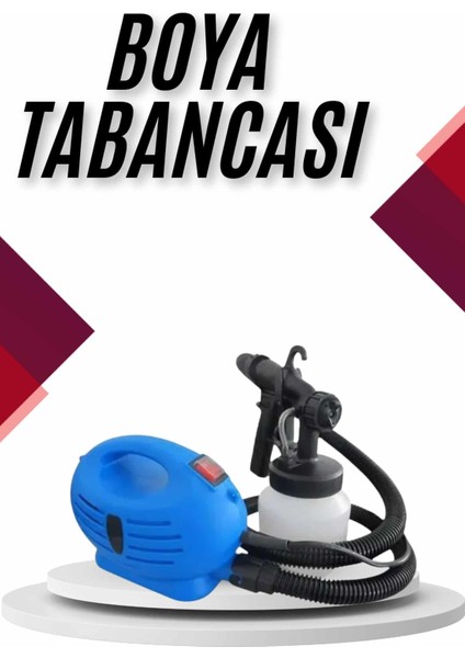 Yeni Nesil Taşınabilir Boya Tabancası Hazneli Elektrikli