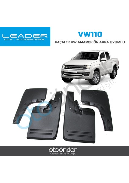 Ön - Arka 4'lü Paçalık V W Amarok Ön Arka Uyumlu