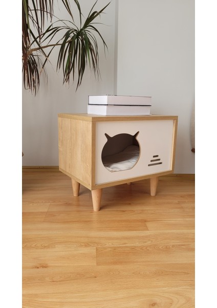 Kedi Evi & Kedi Kulübesi & Ahşap Kedi Evi 35X50CM fırsatları