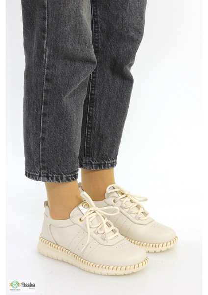 Kadın Spor Tarz Ortopedik Günlük Deri Ayakkabı M26YA3275