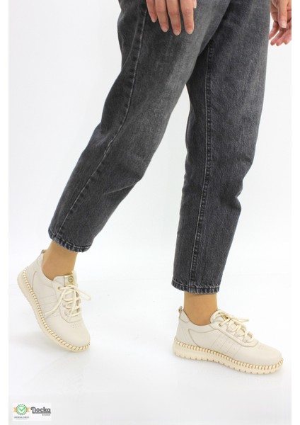 Kadın Spor Tarz Ortopedik Günlük Deri Ayakkabı M26YA3275 fiyatları