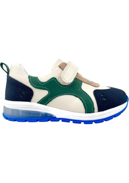 Deri ve Ortopedik Destekli Erkek Çocuk Günlük Ayakkabı Bej