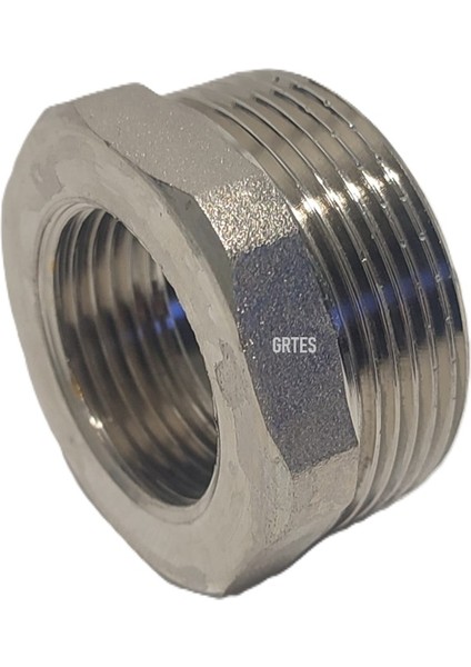 1 1/2" x 1" Sarı/krom Redüksiyon - Brass Reduction fiyatları