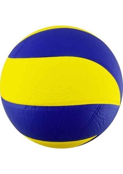Yumuşak dokulu, 5 numara, sarı-lacivert voleybol topu, yüksek kalite ve dayanıklı kullanım modelleri