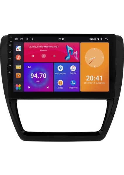 Volkswagen Jetta Android Multimedya Sistemi (2010-2018) For-X 4/64