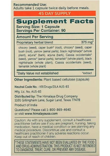 Himalaya, Livercare, 90 Vegetarian Capsules.made In Usa fiyatları