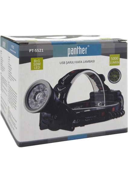 PT-5521 USB Şarjlı Kafa Lambası 3X18650 Pilli fiyatları