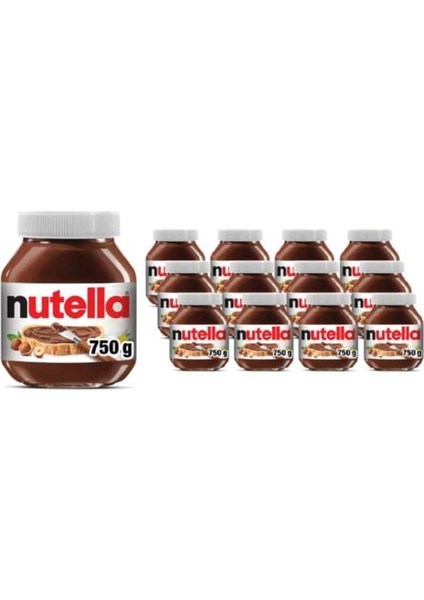Kakaolu Fındık Kreması 750 gr x 12 Adet
