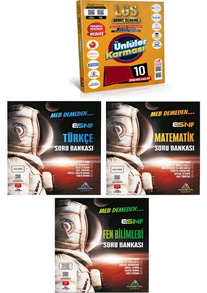 2025 Lgs Genel Deneme 10 Yayın 10 Deneme- (Meb Demeden Türkçe-Matematik-Fen Bilimleri Soru Bankası)