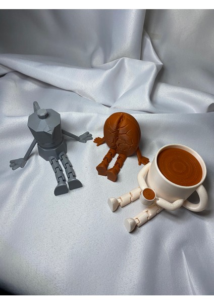 Kahve Köşesi Seti Dekoratif Obje Kahve Bardağı,moka Pot,kahve Çekirdeği