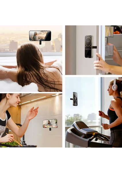 Mıknatıslı Vantuzlu Elde Telefon Tutma Aparatı Cep Telefon Tutucu Askı Süper Güçlü fırsatları