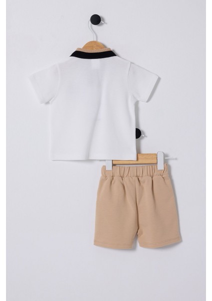 Erkek Bebek Krem Bebek Takım