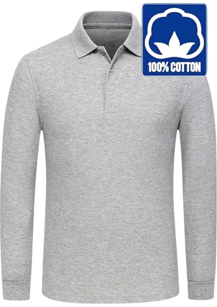 Erkek Çocuk Uzun Kol Pamuklu Polo Yaka T-Shirt Günlük ve Okul Uniforma Okul T-Shirt fırsatları