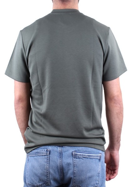 DMG23-211676 Haki Günlük Bisiklet Yaka Erkek Tişört fırsatları