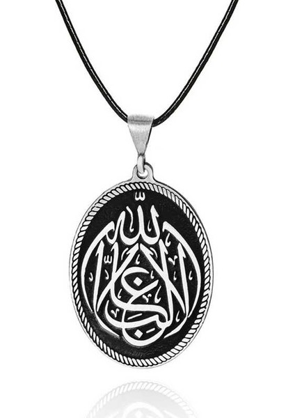 Gümüş La Galiba Illallah Yazılı Gümüş Kolye fiyatları