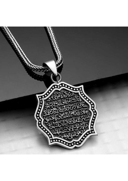 Gümüş Ayetel Kürsi Kolye modelleri