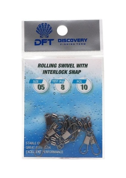 Discovery Klipsli Fırdöndü Siyah No:5 10LU