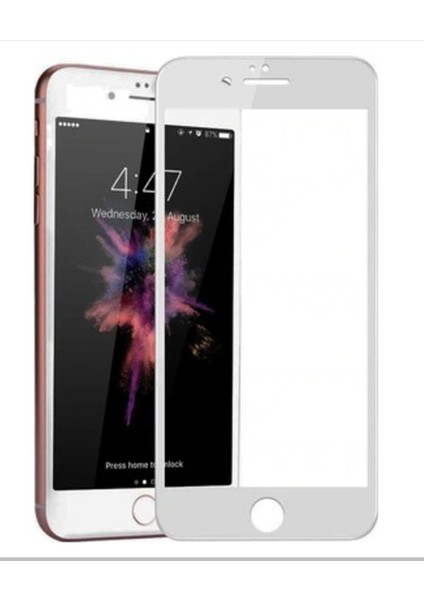 iPhone 6/6s Uyumlu Ekranı Tam Kaplayan 5d Ekran Koruyucu Cam