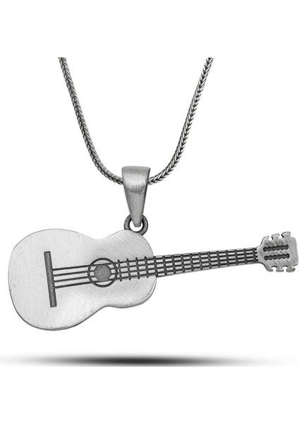 ​gümüş Gitar Kolye