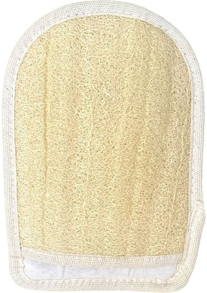 2'li Çift Taraflı Doğal Kabak Lif, Banyo Lifi, Doğal Peeling