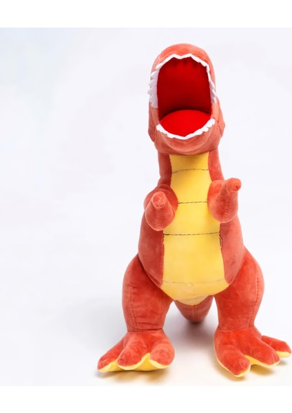 Ithal Soft Kumaş Xl Boy Dinozor Tyrannosaurus T-Rex Figür Peluş Oyuncak Uyku & Oyun Arkadaşı 55 Cm.