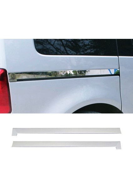 Vw Caddy 2004-2015 Arası Krom Sürgü Nikelajı 2 Parça P.çelik