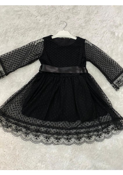 Dantelli Tül Elbise Kız Çocuk - Bebek fiyatları
