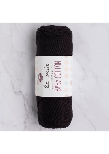 Baby Cotton Siyah El Örgü ipi - L006 - 33647