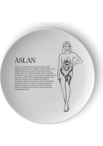 Aslan Burcu Porselen Tabak