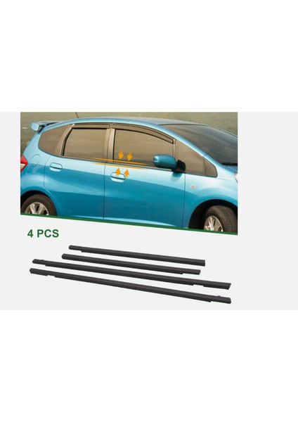 Honda Jazz 2002-2008 Çıta Dış Cam Sıyırıcı Fitil Takım 4 Adet