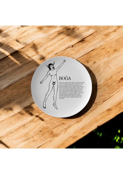 Boğa Burcu Porselen Tabak fiyatları