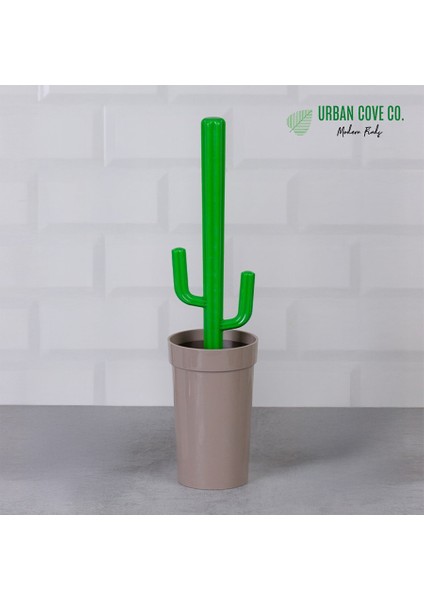 . - Kaktüs Tuvalet Fırçası Seti - Şık ve Eğlenceli Tasarım (3 Farklı Renk Seçeneği)