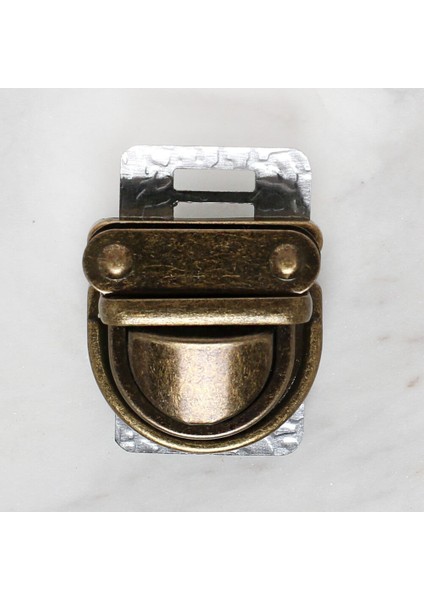 Loren Metal Çanta Kilidi Orta Antik Sarı modelleri