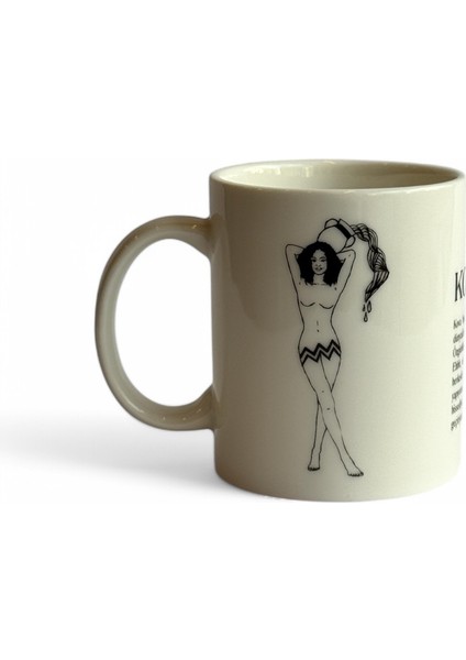 Kova Burcu Porselen Kupa modelleri