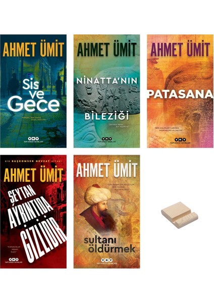 Ahmet Ümit Polisiye Romanları 5li Set + Telefon Tutucu