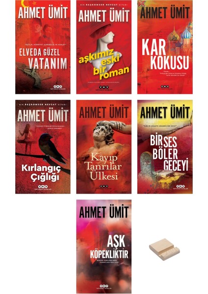 Ahmet Ümit Polisiye Romanları 7 Kitap + Telefon Tutucu