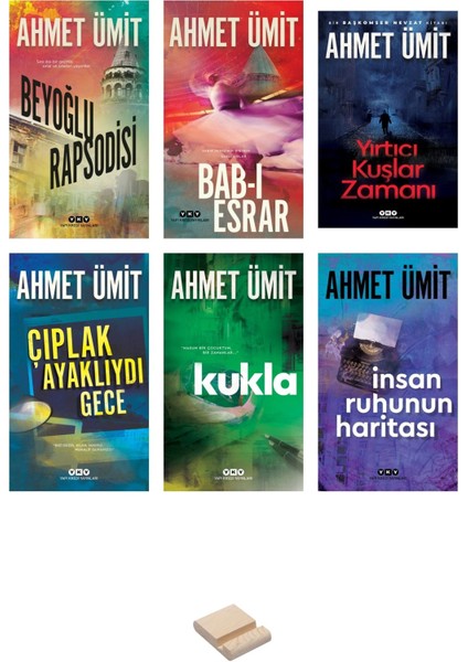 Ahmet Ümit Polisiye Romanları 6 Kitap + Telefon Tutucu