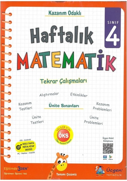 Üçgen 4.sınıf Problemlerle Matematik + Haftalık Matematik
