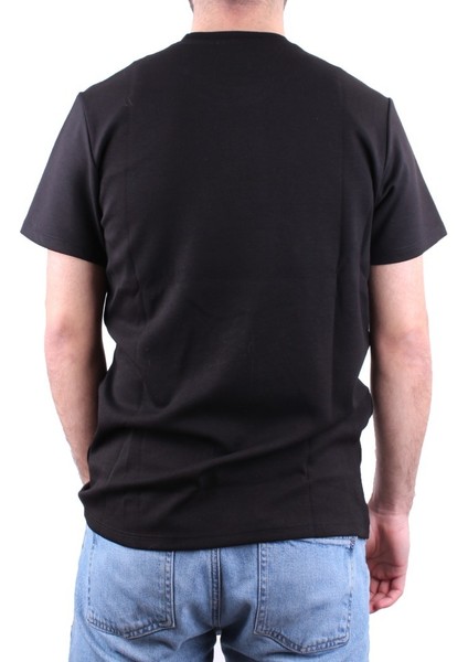 DMG23-211676 Siyah Günlük Bisiklet Yaka Erkek Tişört fırsatları