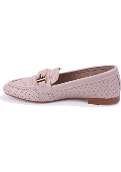 DZA07-1181122 Bej Günlük Babet Kadın Ayakkabı modelleri