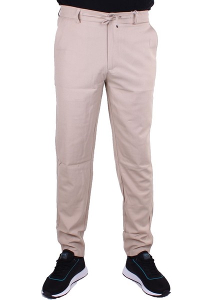 DMG23-619712 Bej Normal Bel Düz Paça Jogger Erkek Pantolon fiyatları