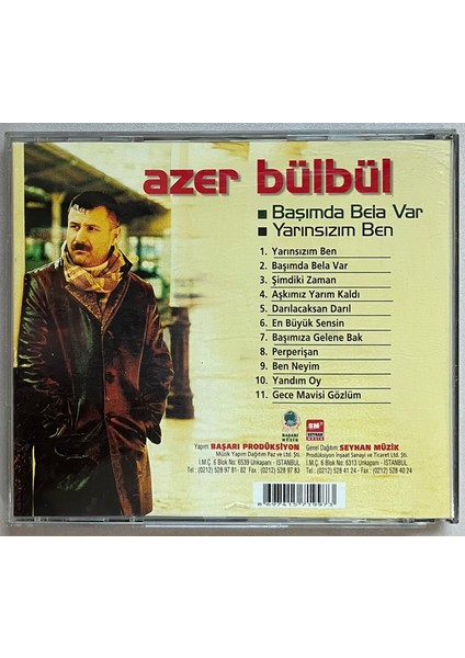 Azer Bülbül Başımda Bela Var - Yarınsızım Ben CD (Orjinal Dönem Baskı)