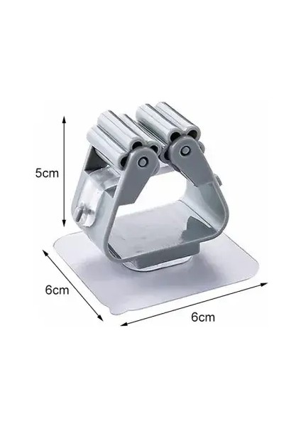 Duvara Monte Mop Paspas Tutucu 4 Adet modelleri