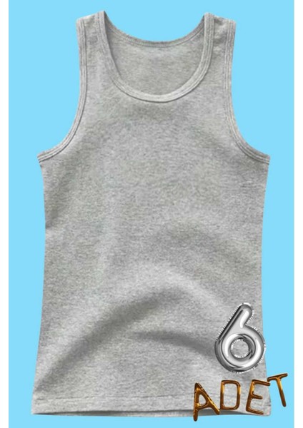 Erkek Çocuk Premium Pamuklu 6'lı Penye Atlet fiyatları