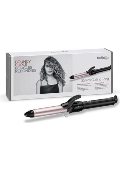 Babyliss Beyaz saç maşası, parlak ve düz saçlar için seramik plaka, 180°C, 25 mm çap indirimleri