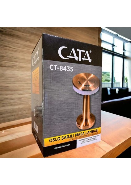 CT-8435 Oslo Şarjlı Masa Lambası