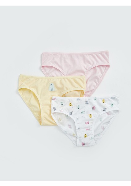 Lcw Kids Beli Lastikli Kız Çocuk Külot 3'lü