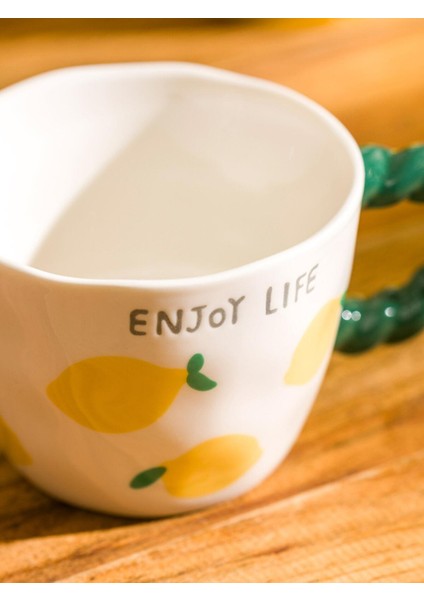 Lcw Home Limon Baskılı Seramik Kupa 270 ml