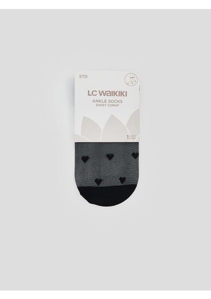 Lcw Dream Kalp Desenli Kadın Soket Çorap