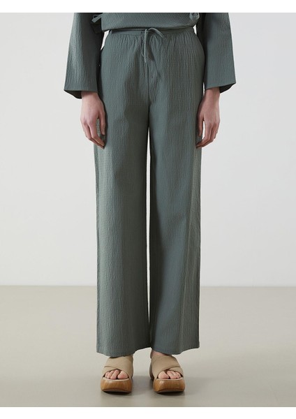 Lcw Vision Beli Lastikli Dokulu Kadın Pantolon fiyatları